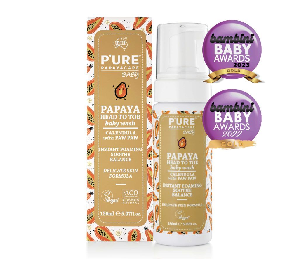 P’URE Papayacare Baby Papaya Head to Toe Wash 150ml