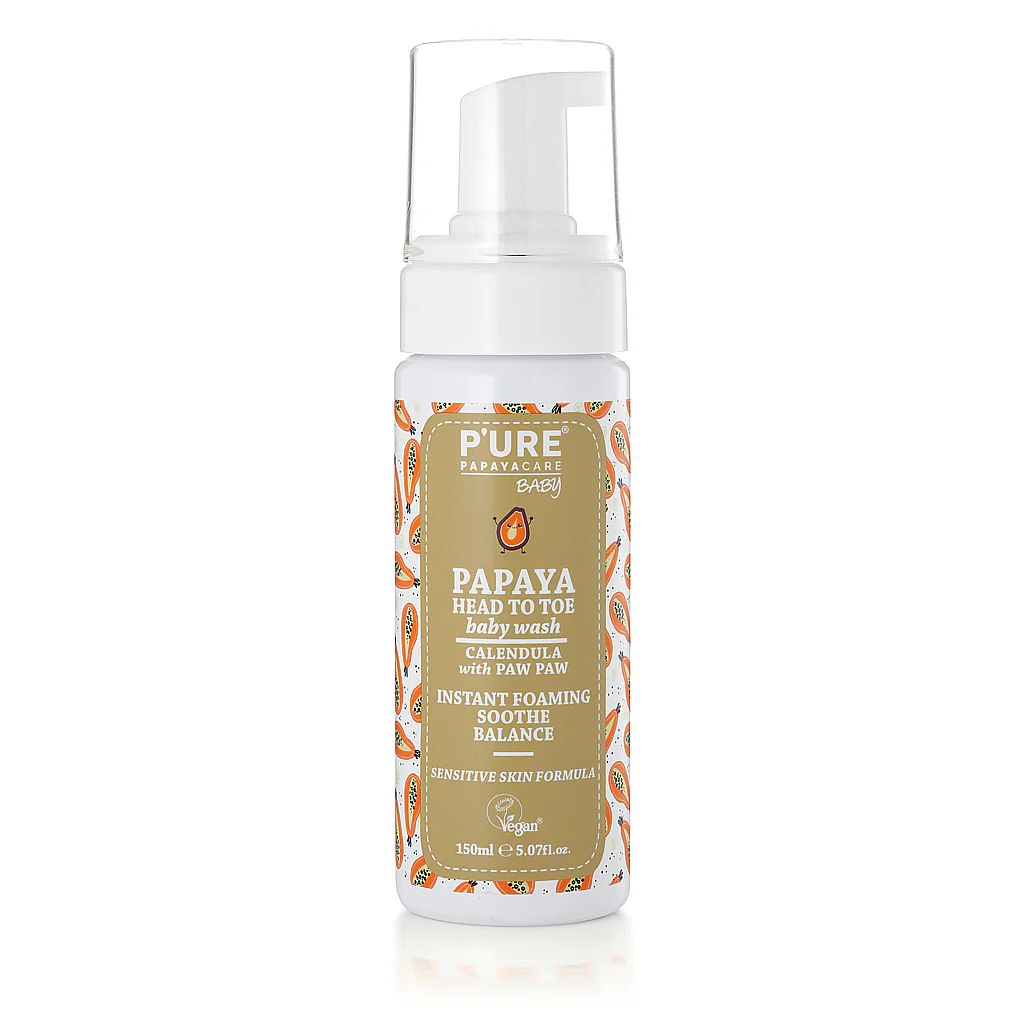 P’URE Papayacare Baby Papaya Head to Toe Wash 150ml