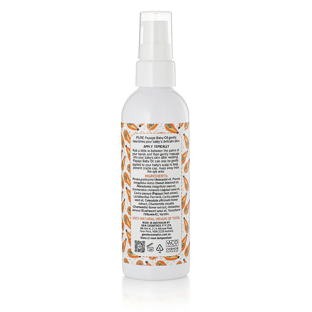 P’URE Papayacare Baby Papaya Baby Oil 125ml