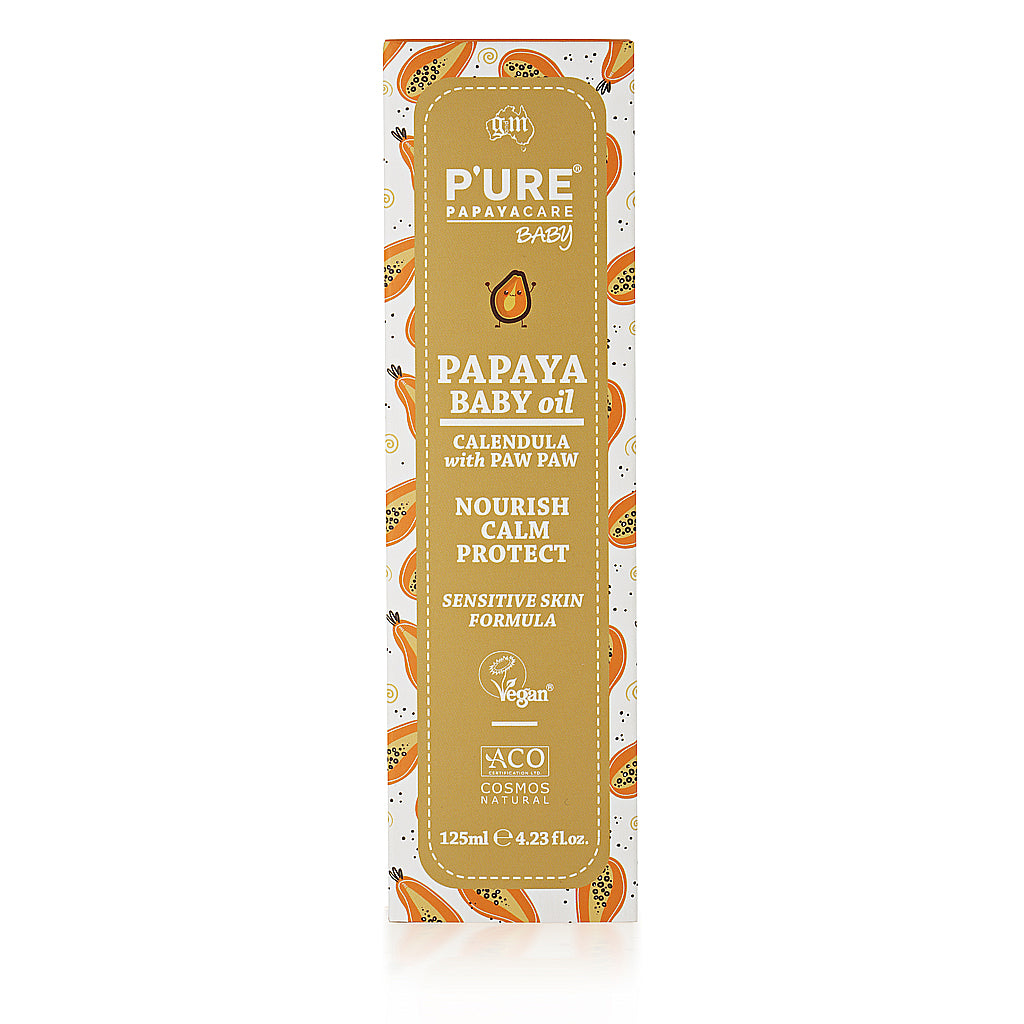 P’URE Papayacare Baby Papaya Baby Oil 125ml