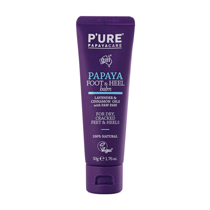P’URE Papaya Foot & Heel Balm 50g