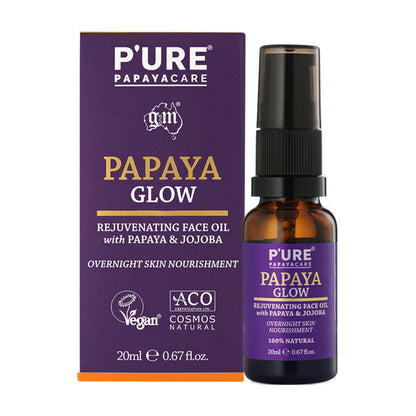 P’URE Papaya Glow Rejuvenating Face Oil 20ml