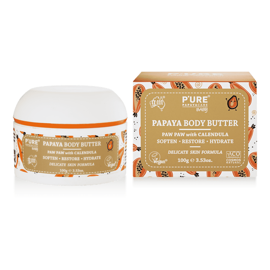 P’URE Papayacare Baby Body Butter 100g