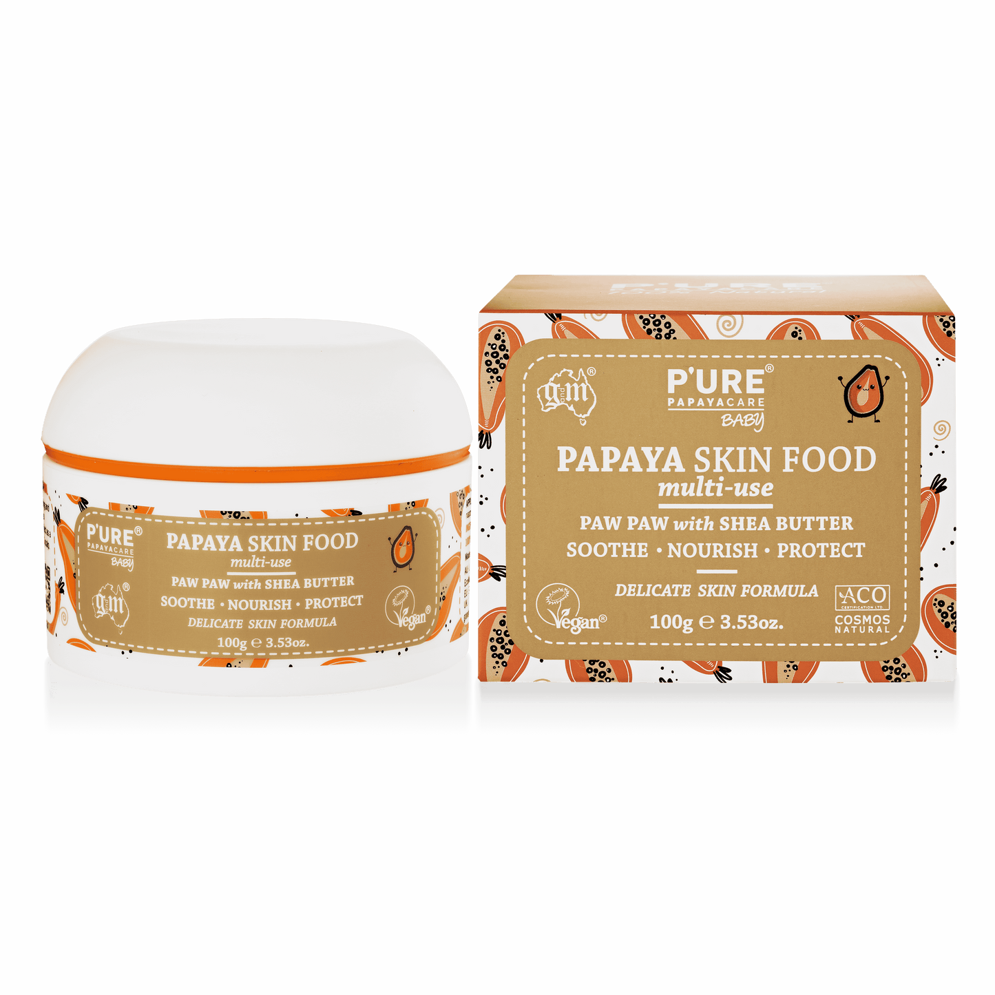 P’URE Papayacare Baby Skin Food 100g