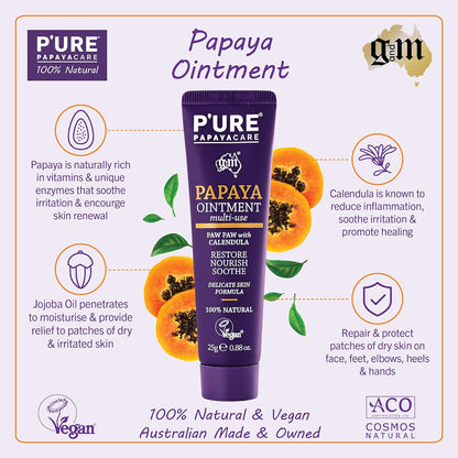 P’URE Papaya Ointment Multi-Use 25g