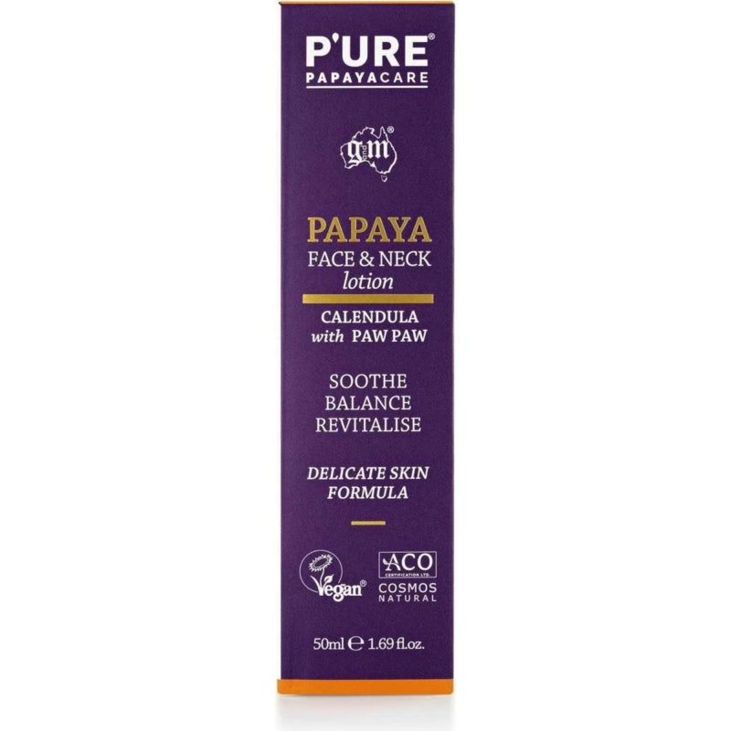 P’URE Papaya Face & Neck Lotion 50ml