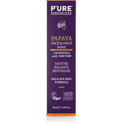 P’URE Papaya Face & Neck Lotion 50ml