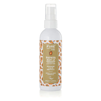 P’URE Papayacare Baby Papaya Baby Oil 125ml