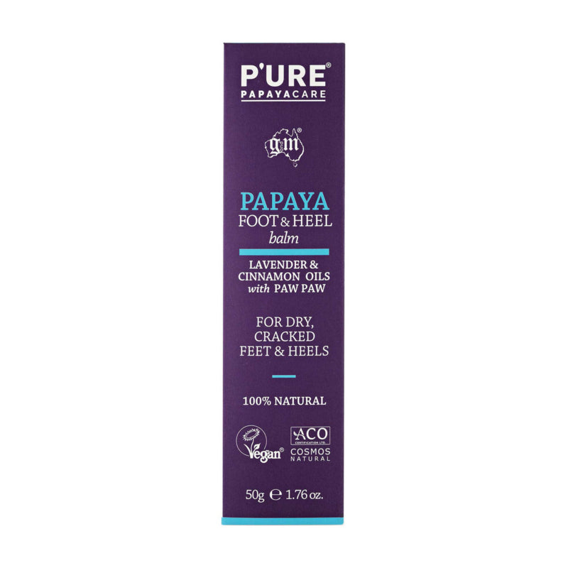 P’URE Papaya Foot & Heel Balm 50g