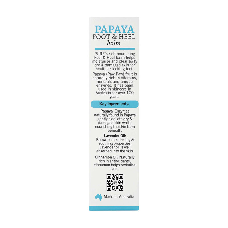 P’URE Papaya Foot & Heel Balm 50g